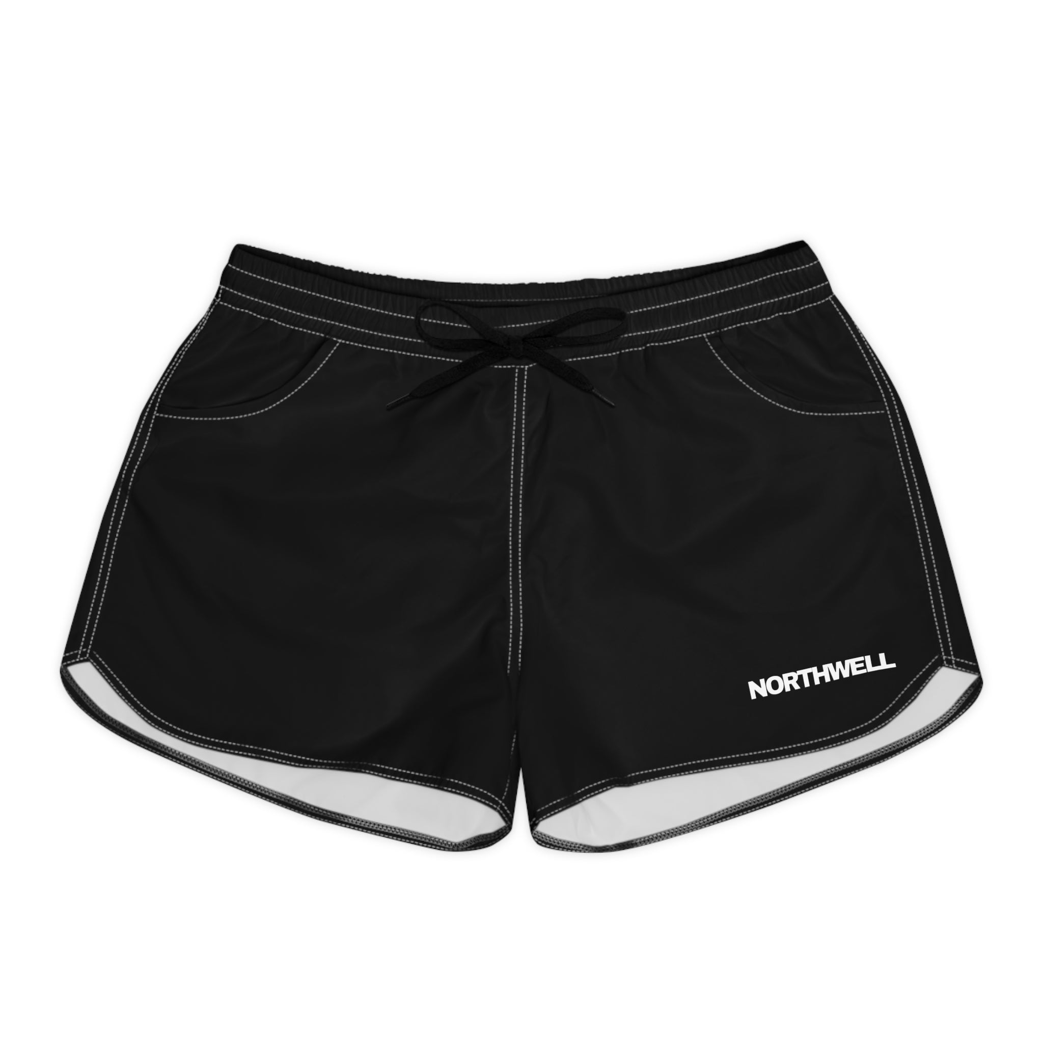 Lightweight Women's Casual Shorts - Black